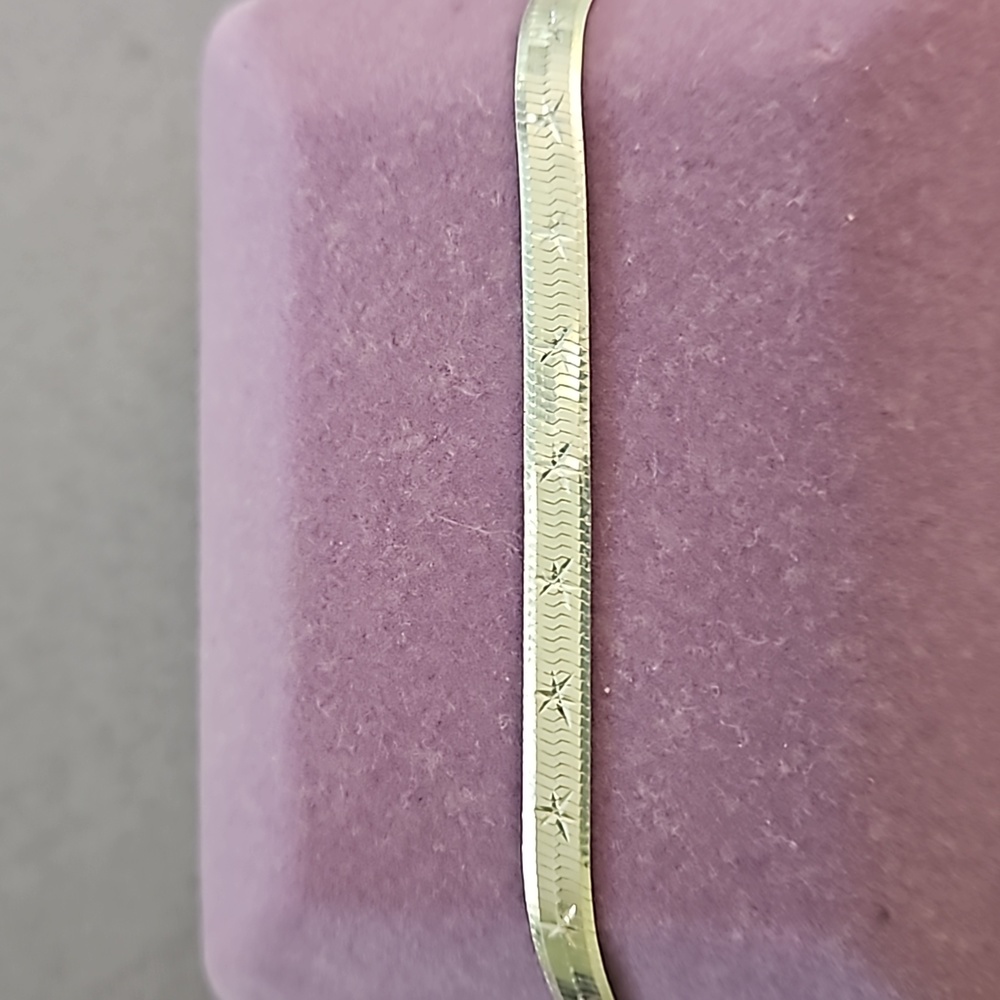 Sterling Silver Herringbone Bracelet